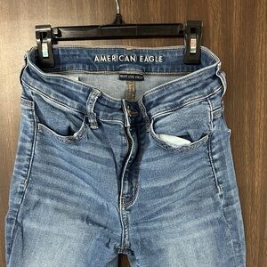 American Eagle Outfitters High Rise Light Blue Jeans